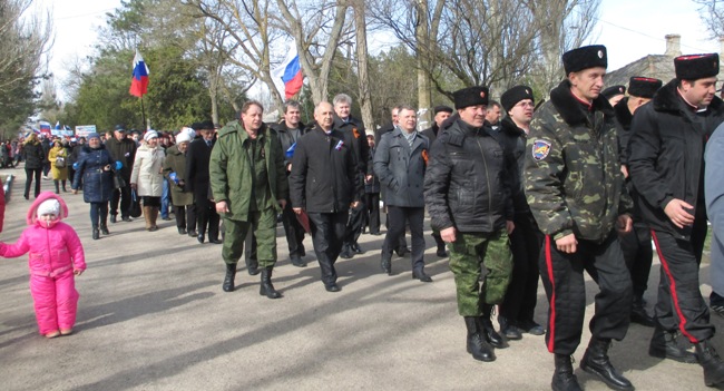 Ленино Крым 16 марта 2015